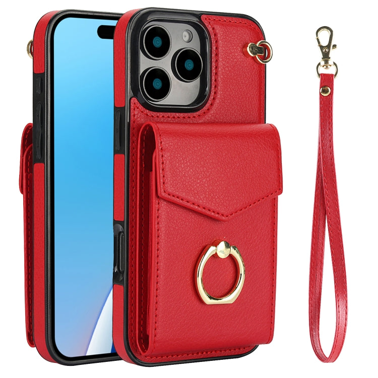 Ring Holder RFID Card Slot Phone Case, For iPhone Air, For iPhone 16 Pro Max, For iPhone 16 Pro, For iPhone 16 Plus