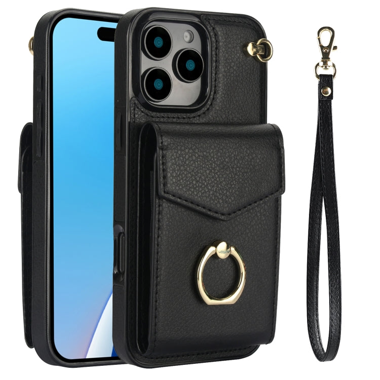 Ring Holder RFID Card Slot Phone Case, For iPhone Air, For iPhone 16 Pro Max, For iPhone 16 Pro, For iPhone 16 Plus