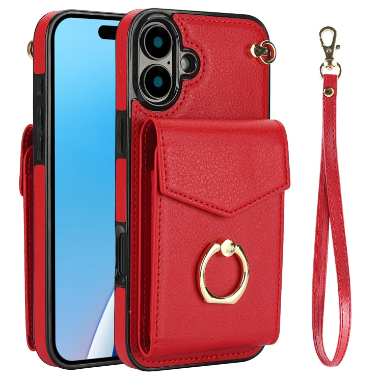 Ring Holder RFID Card Slot Phone Case, For iPhone Air, For iPhone 16 Pro Max, For iPhone 16 Pro, For iPhone 16 Plus