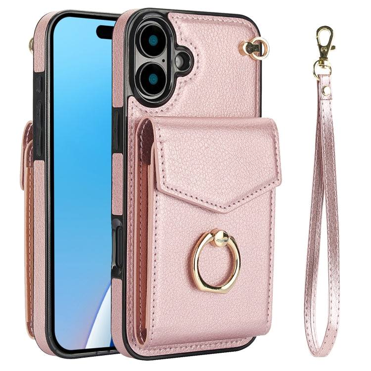 Ring Holder RFID Card Slot Phone Case, For iPhone Air, For iPhone 16 Pro Max, For iPhone 16 Pro, For iPhone 16 Plus