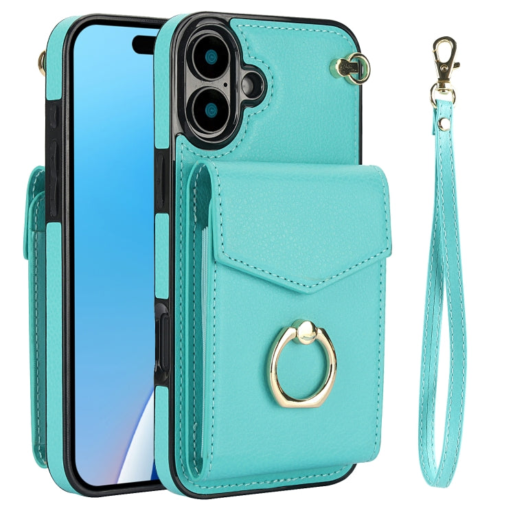Ring Holder RFID Card Slot Phone Case, For iPhone Air, For iPhone 16 Pro Max, For iPhone 16 Pro, For iPhone 16 Plus