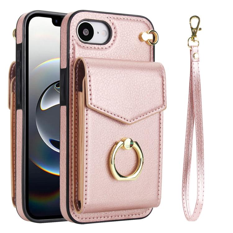 Ring Holder RFID Card Slot Phone Case, For iPhone 17e / 16e, For iPhone 17 Pro Max, For iPhone 17 Pro, For iPhone 17