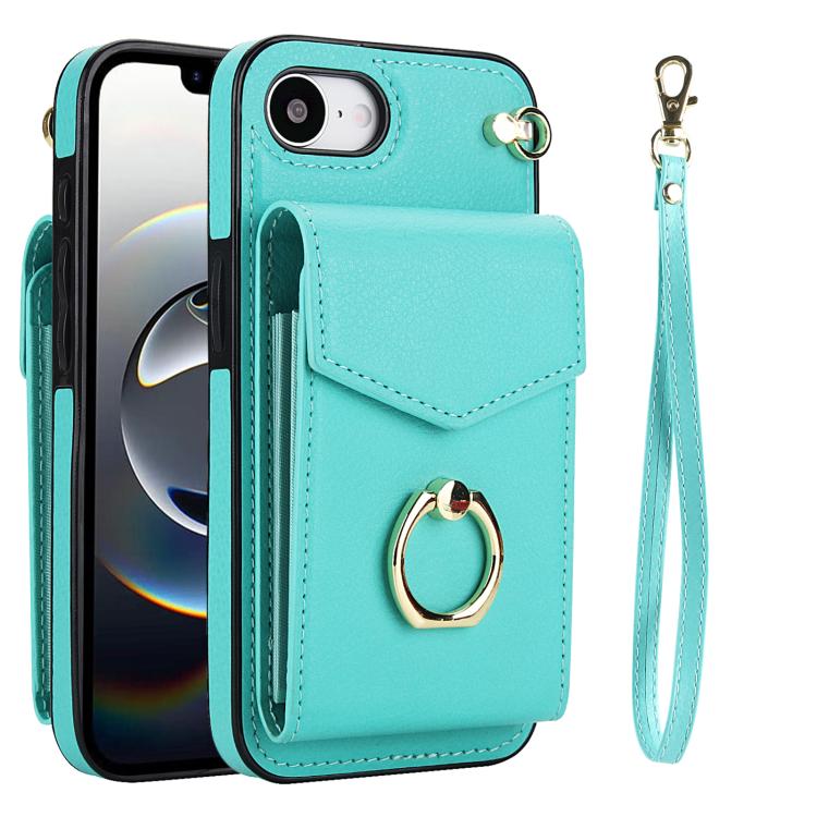 Ring Holder RFID Card Slot Phone Case, For iPhone 17e / 16e, For iPhone 17 Pro Max, For iPhone 17 Pro, For iPhone 17