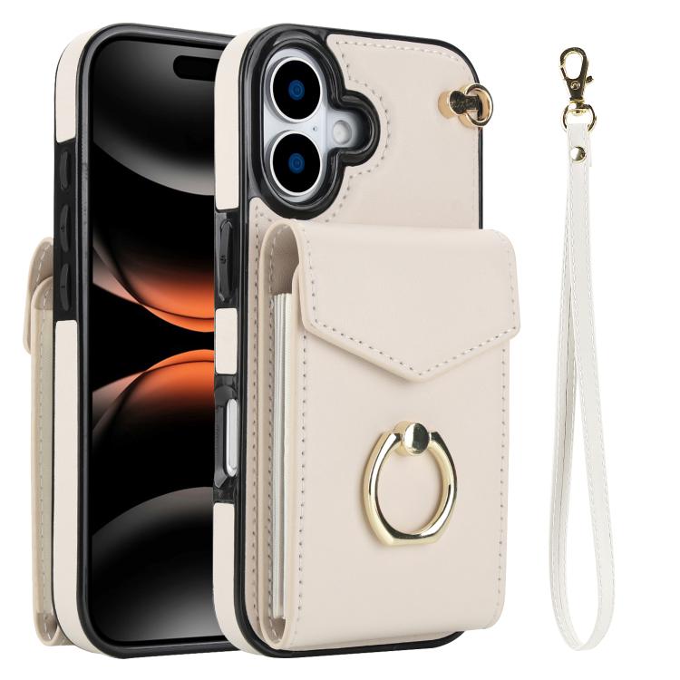 Ring Holder RFID Card Slot Phone Case, For iPhone 17e / 16e, For iPhone 17 Pro Max, For iPhone 17 Pro, For iPhone 17