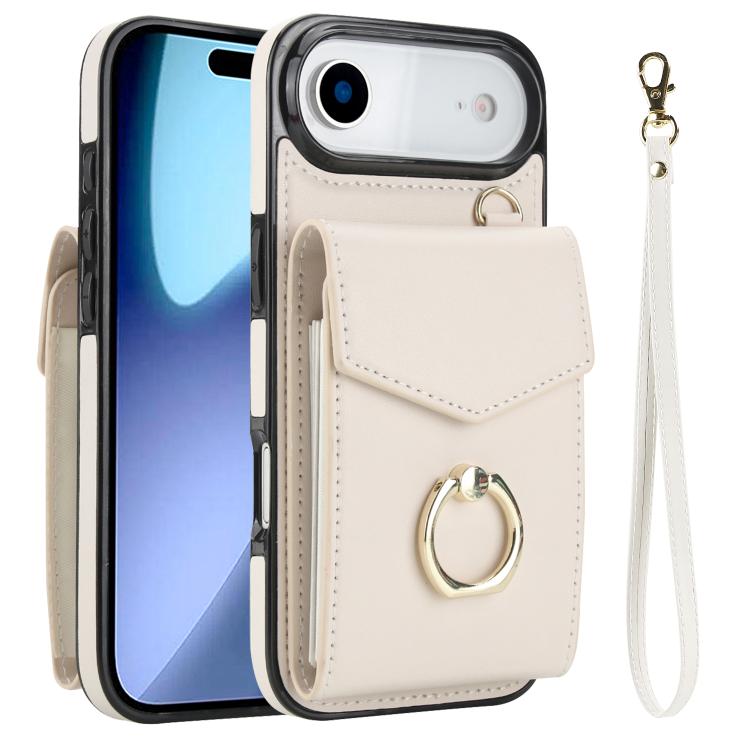 Ring Holder RFID Card Slot Phone Case, For iPhone Air, For iPhone 16 Pro Max, For iPhone 16 Pro, For iPhone 16 Plus