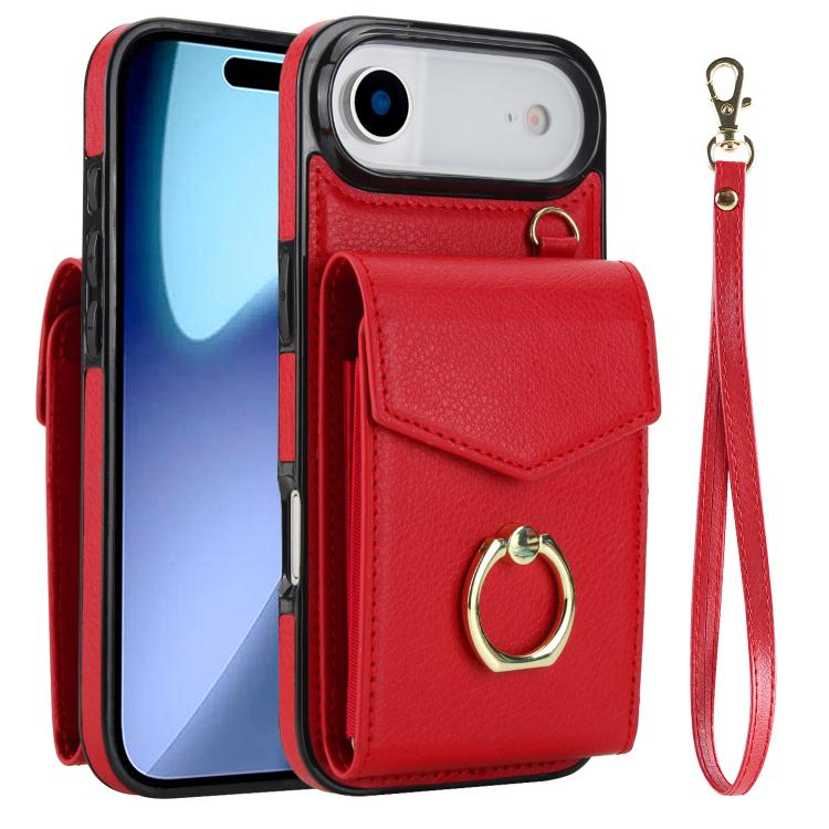 Ring Holder RFID Card Slot Phone Case, For iPhone Air, For iPhone 16 Pro Max, For iPhone 16 Pro, For iPhone 16 Plus