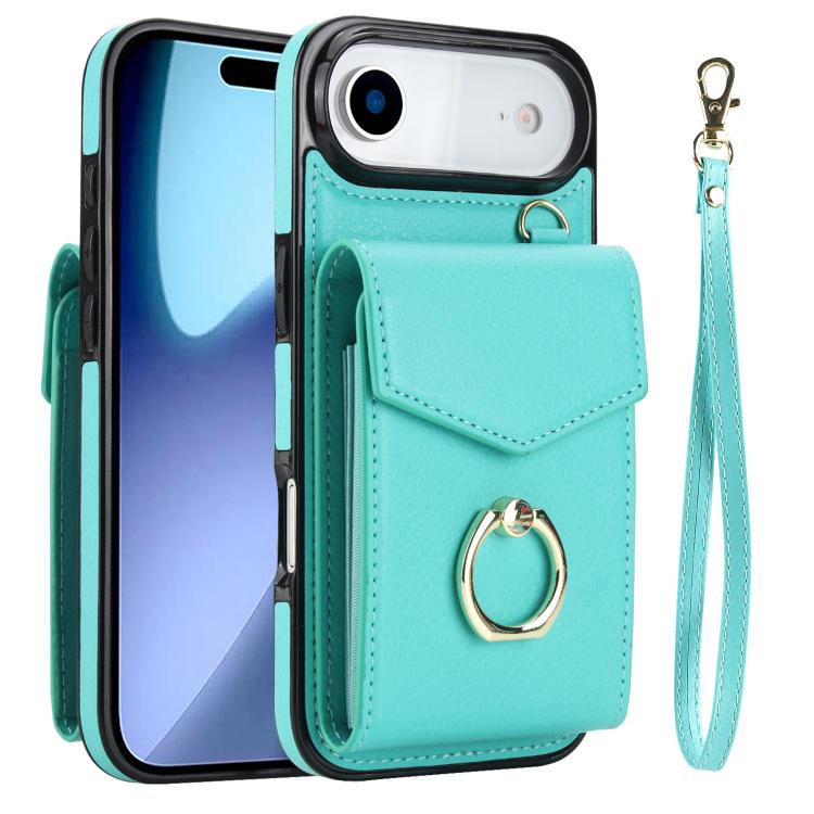 Ring Holder RFID Card Slot Phone Case, For iPhone Air, For iPhone 16 Pro Max, For iPhone 16 Pro, For iPhone 16 Plus