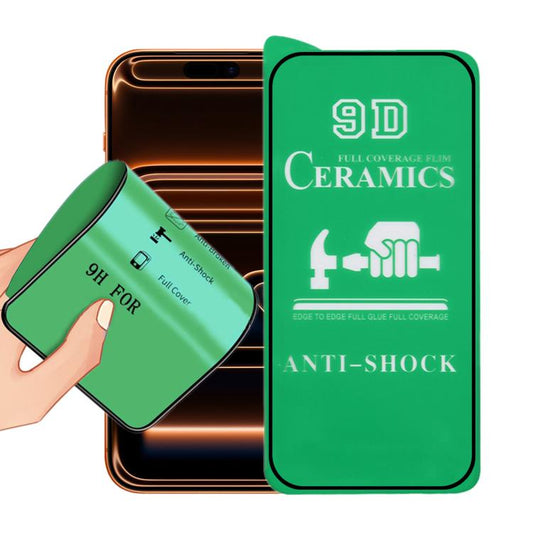 9D Full Screen Full Glue Ceramic Film, For iPhone 18 Pro / 17 Pro, For iPhone 18 Pro Max / 17 Pro Max, For iPhone 17, For iPhone Air, For iPhone 16 Pro Max, For iPhone 16 Pro, For iPhone 16 Plus, For iPhone 16, For iPhone 15 Pro Max, For iPhone 15 Pro ...