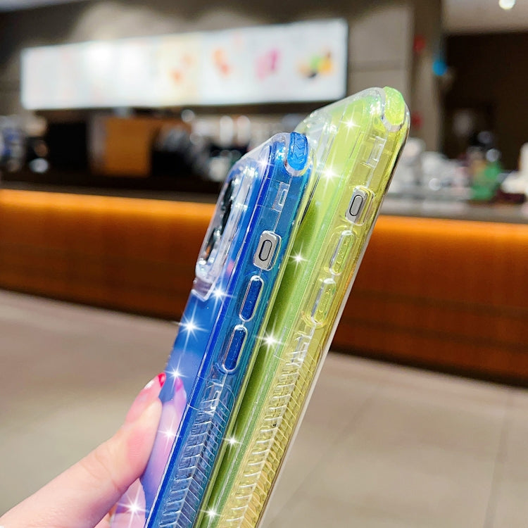 Glitter Powder 3-in-1 TPU + PC Phone Case, For iPhone 16 Pro Max, For iPhone 16 Pro, For iPhone 16 Plus, For iPhone 16, For iPhone 15 Pro Max, For iPhone 15 Pro