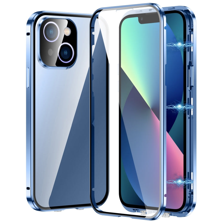Magnetic Double-buckle HD Tempered Glass Phone Case, For iPhone 12, For iPhone 12 Pro Max, For iPhone 12 Pro, For iPhone 11 Pro Max