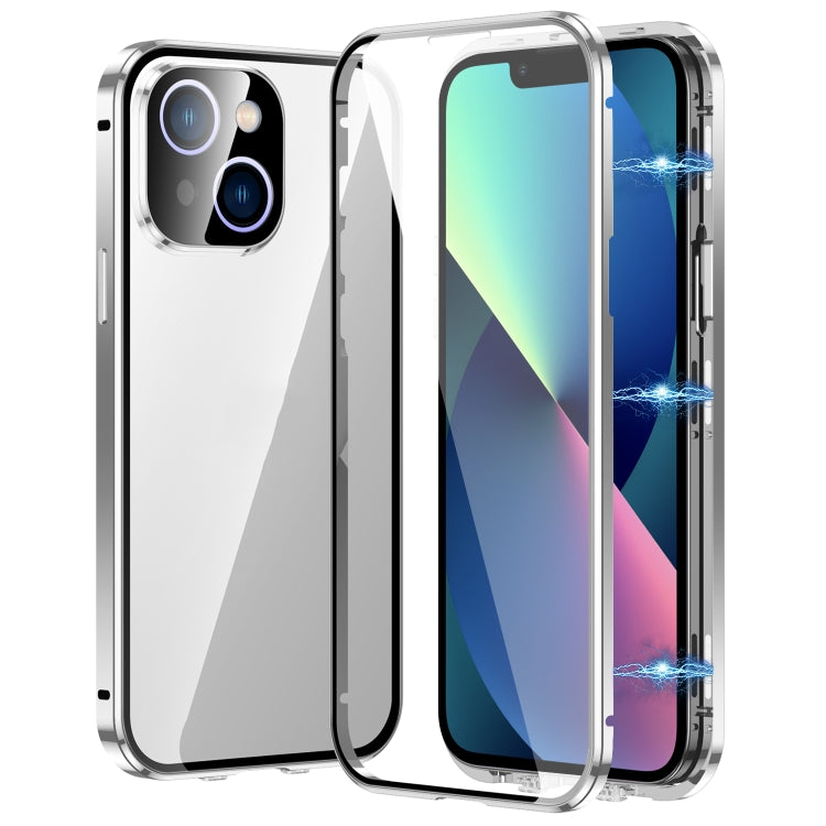 Magnetic Double-buckle HD Tempered Glass Phone Case, For iPhone 12, For iPhone 12 Pro Max, For iPhone 12 Pro, For iPhone 11 Pro Max