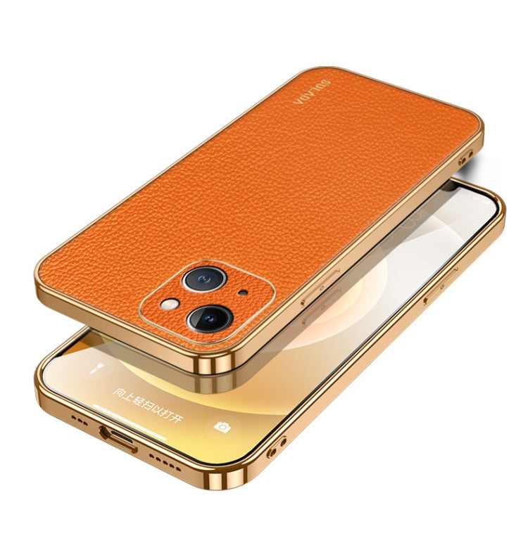 SULADA TPU + Litchi Texture Leather Phone Case, For iPhone 15 Pro Max, For iPhone 15 Pro, For iPhone 15 Plus, For iPhone 15