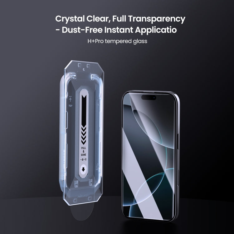 NILLKIN H+Pro 0.2mm 9H Explosion-proof Tempered Glass Film, For iPhone 16 Pro Max, For iPhone 16 Pro, For iPhone 16