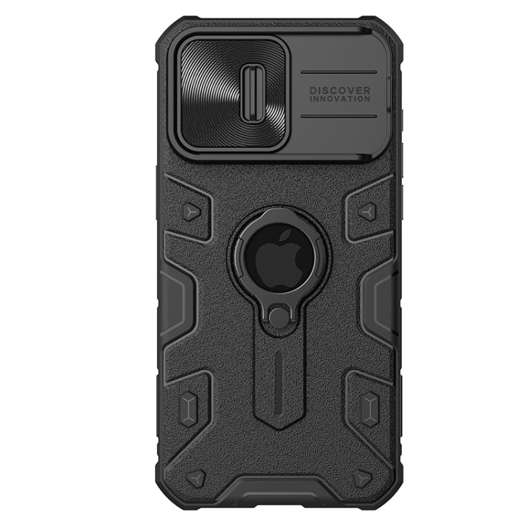 NILLKIN Shockproof CamShield Armor Protective Case with Invisible Ring Holder, For iPhone 15 Pro Max, For iPhone 15 Pro