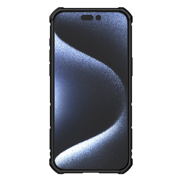 NILLKIN Shockproof CamShield Armor Protective Case with Invisible Ring Holder, For iPhone 15 Pro Max, For iPhone 15 Pro