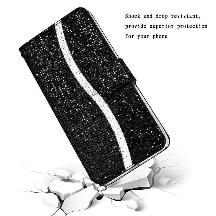 Glitter Powder Filp Leather Phone Case, For iPhone 17 Pro Max, For iPhone 17 Pro, For iPhone 17, For iPhone Air