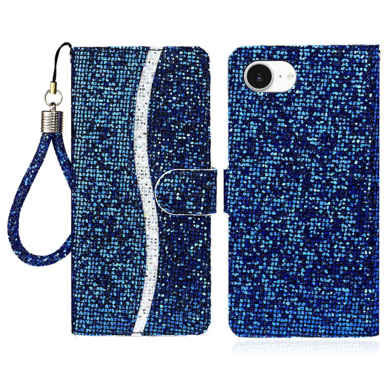 Glitter Powder Filp Leather Phone Case, For iPhone 17 Pro Max, For iPhone 17 Pro, For iPhone 17, For iPhone Air