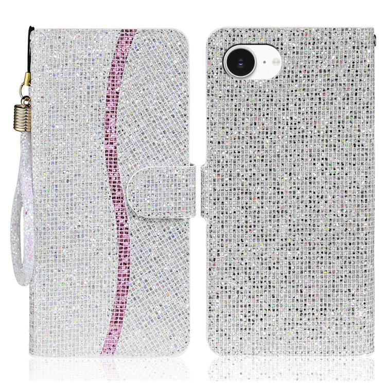 Glitter Powder Filp Leather Phone Case, For iPhone 17 Pro Max, For iPhone 17 Pro, For iPhone 17, For iPhone Air