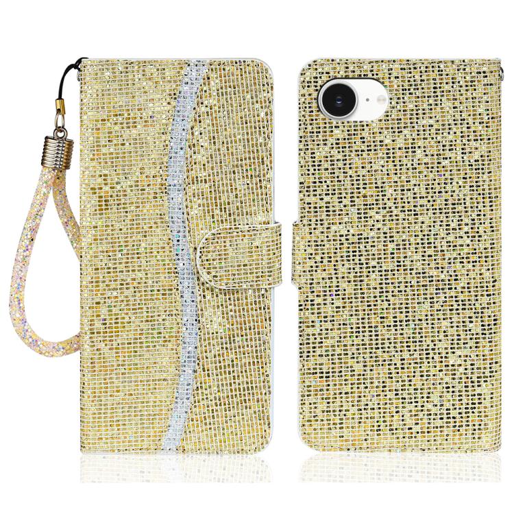 Glitter Powder Filp Leather Phone Case, For iPhone 17 Pro Max, For iPhone 17 Pro, For iPhone 17, For iPhone Air