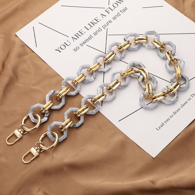 L201 Octagonal Buckle Resin Contrast Thick Chain Phone Lanyard with Spacer, L201-2HS-40cm, L201-2HS-60cm, L201-2HS-80cm, L201-2HS-120cm, L201-JS-40cm, L201-JS-60cm, L201-JS-80cm, L201-JS-120cm, L201-XS-40cm, L201-XS-60cm, L201-XS-80cm, L201-XS-120cm