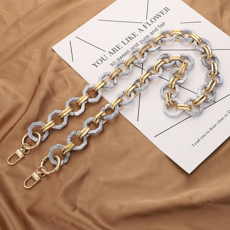 L201 Octagonal Buckle Resin Contrast Thick Chain Phone Lanyard with Spacer, L201-2HS-40cm, L201-2HS-60cm, L201-2HS-80cm, L201-2HS-120cm, L201-JS-40cm, L201-JS-60cm, L201-JS-80cm, L201-JS-120cm, L201-XS-40cm, L201-XS-60cm, L201-XS-80cm, L201-XS-120cm