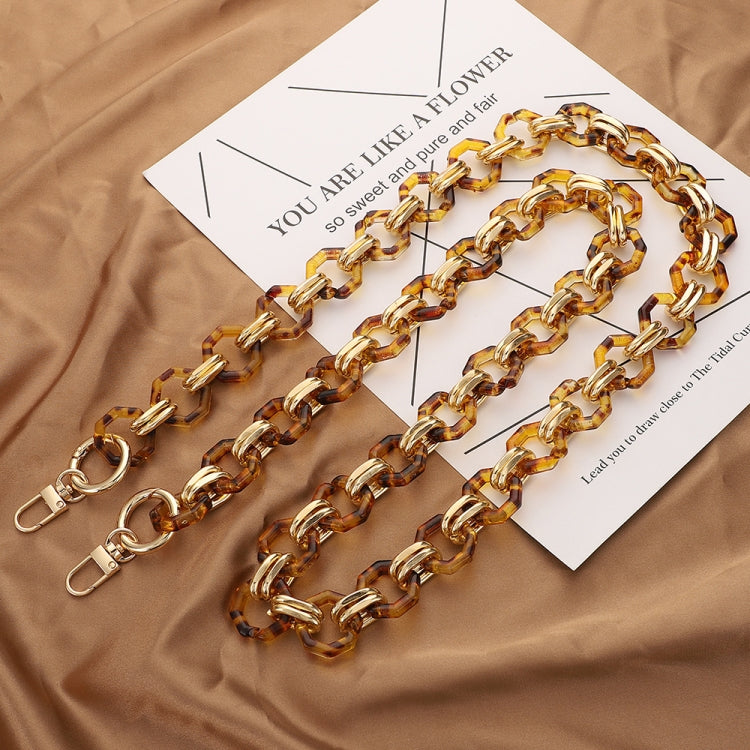 L201 Octagonal Buckle Resin Contrast Thick Chain Phone Lanyard with Spacer, L201-2HS-40cm, L201-2HS-60cm, L201-2HS-80cm, L201-2HS-120cm, L201-JS-40cm, L201-JS-60cm, L201-JS-80cm, L201-JS-120cm, L201-XS-40cm, L201-XS-60cm, L201-XS-80cm, L201-XS-120cm