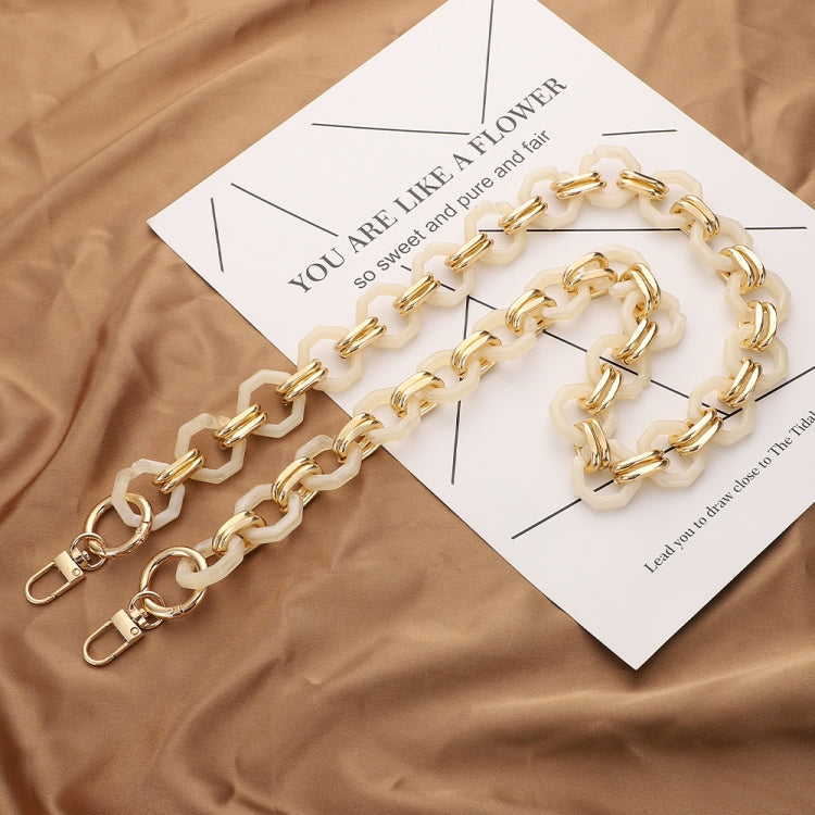 L201 Octagonal Buckle Resin Contrast Thick Chain Phone Lanyard with Spacer, L201-2HS-40cm, L201-2HS-60cm, L201-2HS-80cm, L201-2HS-120cm, L201-JS-40cm, L201-JS-60cm, L201-JS-80cm, L201-JS-120cm, L201-XS-40cm, L201-XS-60cm, L201-XS-80cm, L201-XS-120cm
