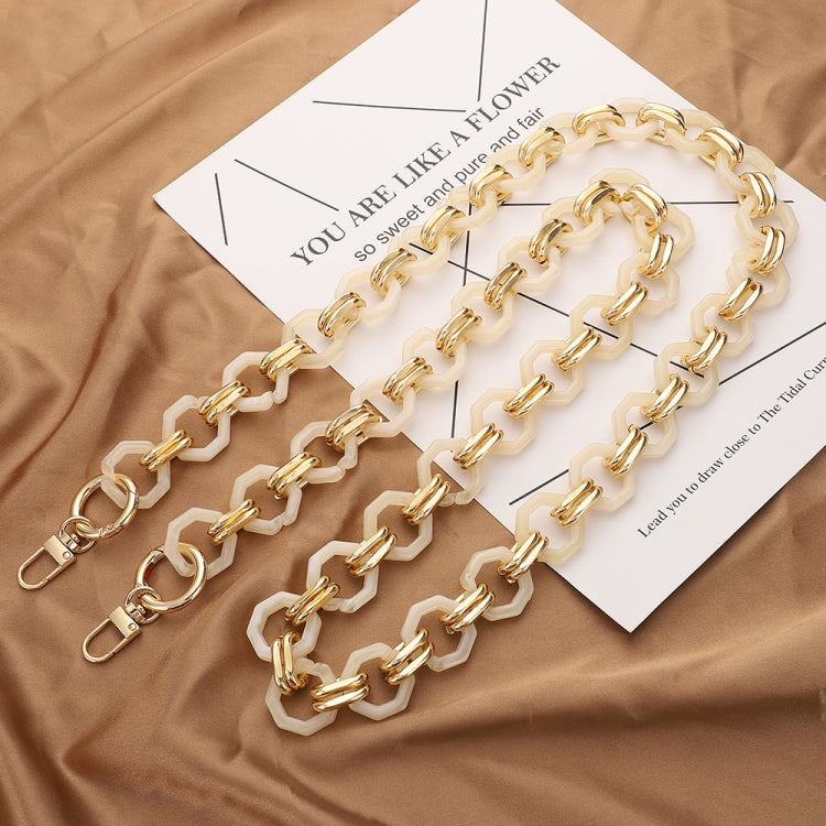 L201 Octagonal Buckle Resin Contrast Thick Chain Phone Lanyard with Spacer, L201-2HS-40cm, L201-2HS-60cm, L201-2HS-80cm, L201-2HS-120cm, L201-JS-40cm, L201-JS-60cm, L201-JS-80cm, L201-JS-120cm, L201-XS-40cm, L201-XS-60cm, L201-XS-80cm, L201-XS-120cm