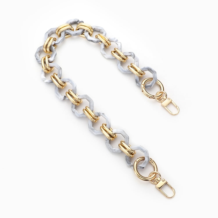 L201 Octagonal Buckle Resin Contrast Thick Chain Phone Lanyard with Spacer, L201-2HS-40cm, L201-2HS-60cm, L201-2HS-80cm, L201-2HS-120cm, L201-JS-40cm, L201-JS-60cm, L201-JS-80cm, L201-JS-120cm, L201-XS-40cm, L201-XS-60cm, L201-XS-80cm, L201-XS-120cm