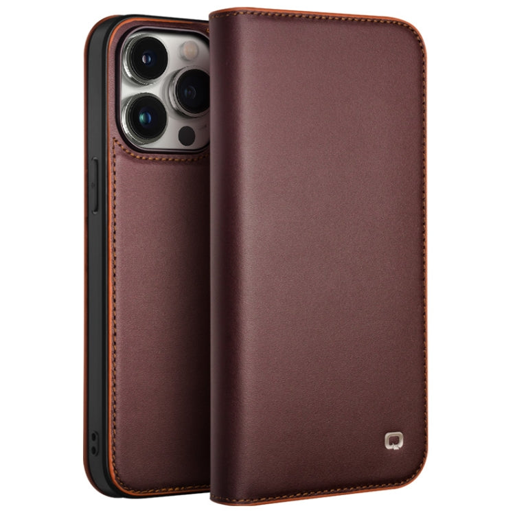 QIALINO Classic Gen2 Genuine Leather Phone Case, For iPhone 15 Pro Max, For iPhone 15 Pro, For iPhone 15 Plus, For iPhone 15