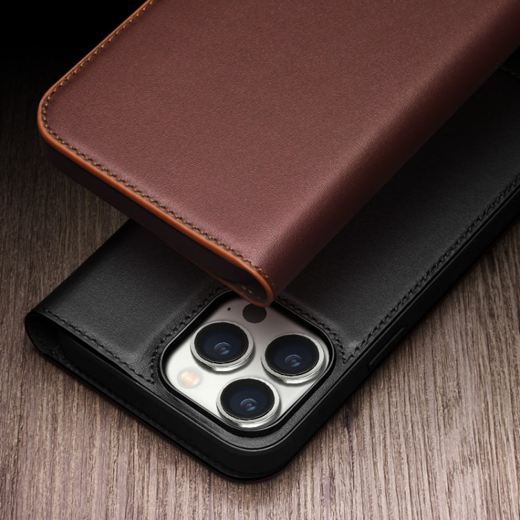 QIALINO Classic Gen2 Genuine Leather Phone Case, For iPhone 15 Pro Max, For iPhone 15 Pro, For iPhone 15 Plus, For iPhone 15