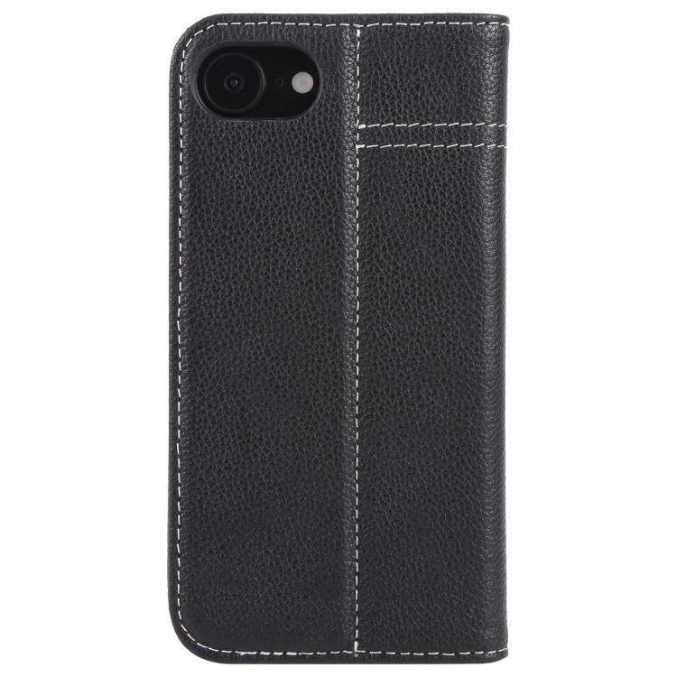 GEBEI Top-grain Horizontal Flip Leather Phone Case, For iPhone 16e, For iPhone 16 Pro Max, For iPhone 16 Pro, For iPhone 16 Plus, For iPhone 16, For iPhone 15 Pro Max