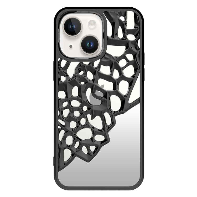 Mirror Style Hollow Heat Dissipation Electroplated TPU Phone Case, For iPhone 14, For iPhone 14 Pro, For iPhone 14 Pro Max, For iPhone 13 Pro Max