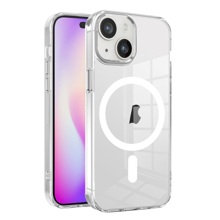 Ice Color Magnetic Series TPU Hybrid Acrylic Magsafe Phone Case, For iPhone 15, For iPhone 14, For iPhone 14 Pro