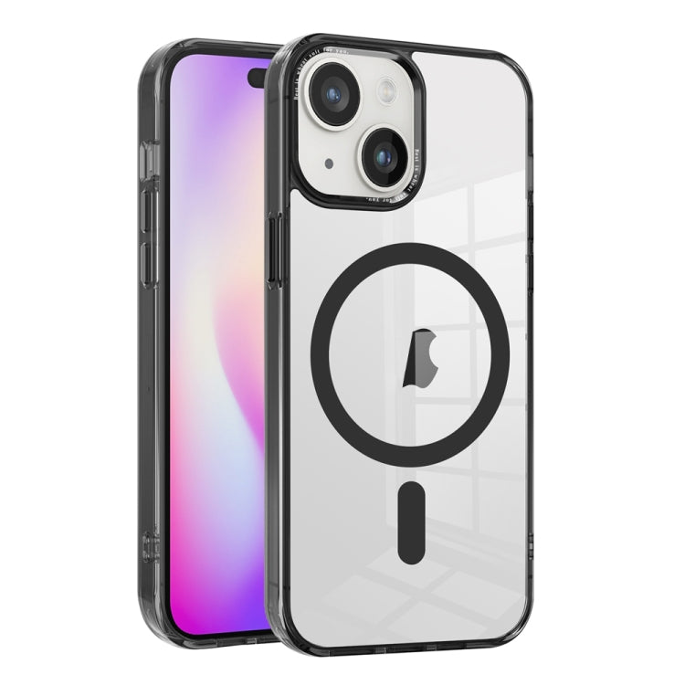 Ice Color Magnetic Series TPU Hybrid Acrylic Magsafe Phone Case, For iPhone 15 Pro Max, For iPhone 15 Pro, For iPhone 15 Plus