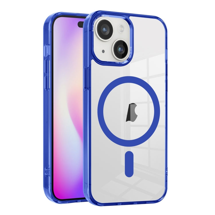 Ice Color Magnetic Series TPU Hybrid Acrylic Magsafe Phone Case, For iPhone 15 Pro Max, For iPhone 15 Pro, For iPhone 15 Plus