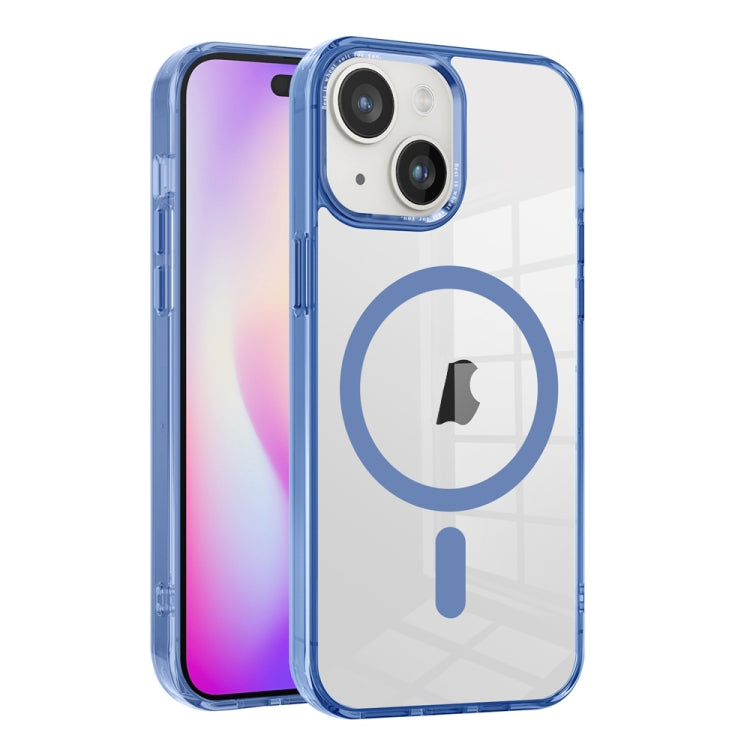 Ice Color Magnetic Series TPU Hybrid Acrylic Magsafe Phone Case, For iPhone 15 Pro Max, For iPhone 15 Pro, For iPhone 15 Plus