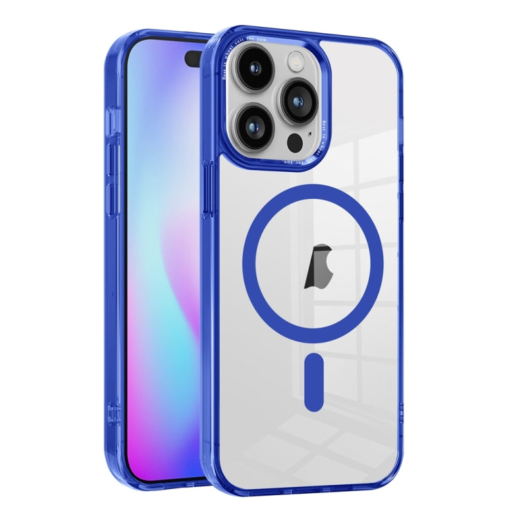 Ice Color Magnetic Series TPU Hybrid Acrylic Magsafe Phone Case, For iPhone 15 Pro Max, For iPhone 15 Pro, For iPhone 15 Plus