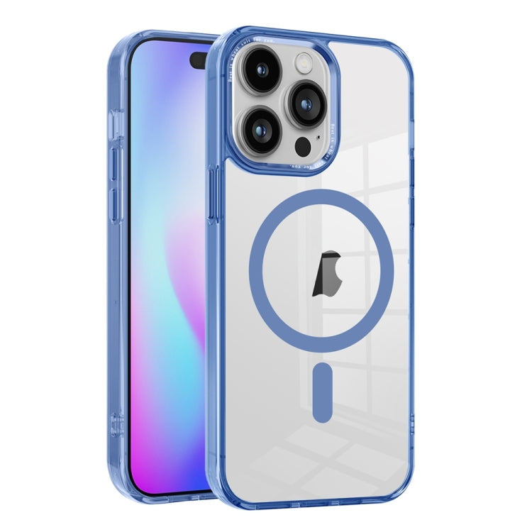 Ice Color Magnetic Series TPU Hybrid Acrylic Magsafe Phone Case, For iPhone 15 Pro Max, For iPhone 15 Pro, For iPhone 15 Plus