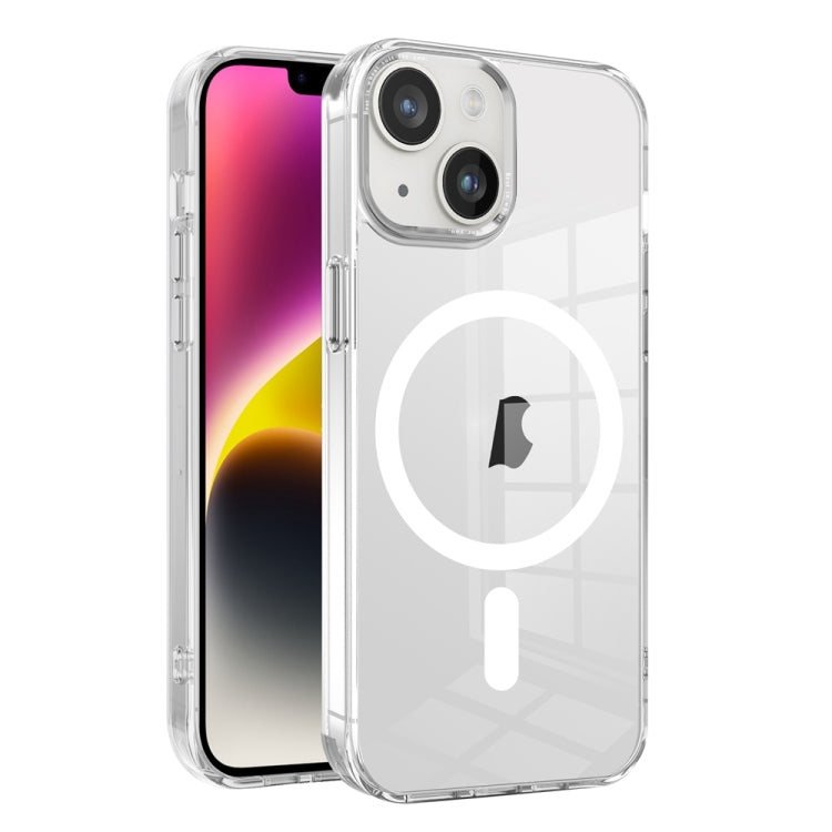 Ice Color Magnetic Series TPU Hybrid Acrylic Magsafe Phone Case, For iPhone 15, For iPhone 14, For iPhone 14 Pro