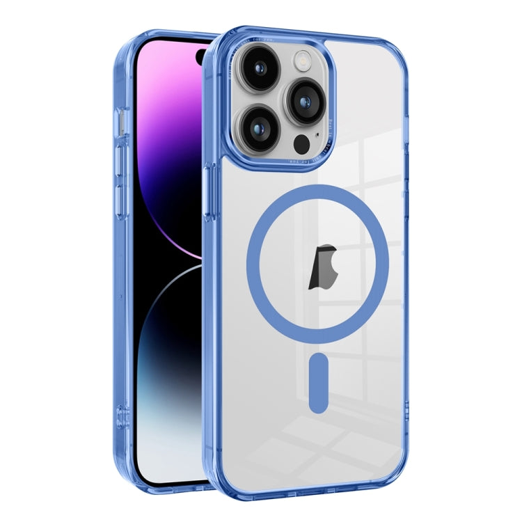Ice Color Magnetic Series TPU Hybrid Acrylic Magsafe Phone Case, For iPhone 15, For iPhone 14, For iPhone 14 Pro