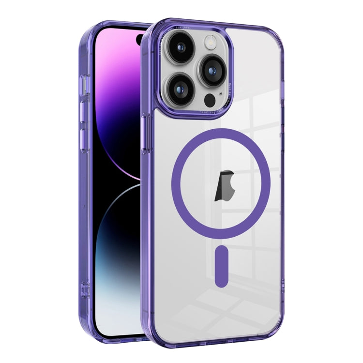 Ice Color Magnetic Series TPU Hybrid Acrylic Magsafe Phone Case, For iPhone 14 Pro Max, For iPhone 13 Pro Max, For iPhone 13 Pro
