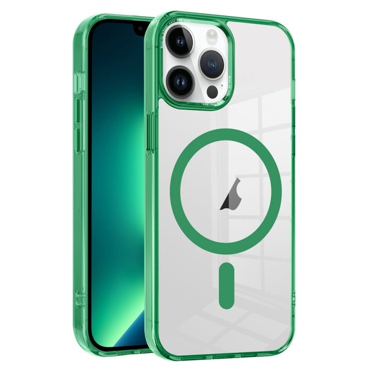 Ice Color Magnetic Series TPU Hybrid Acrylic Magsafe Phone Case, For iPhone 14 Pro Max, For iPhone 13 Pro Max, For iPhone 13 Pro