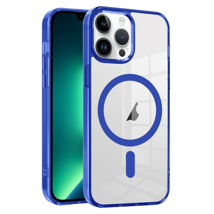 Ice Color Magnetic Series TPU Hybrid Acrylic Magsafe Phone Case, For iPhone 14 Pro Max, For iPhone 13 Pro Max, For iPhone 13 Pro