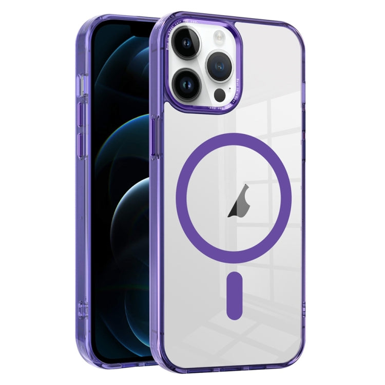 Ice Color Magnetic Series TPU Hybrid Acrylic Magsafe Phone Case, For iPhone 12 Pro, For iPhone 11