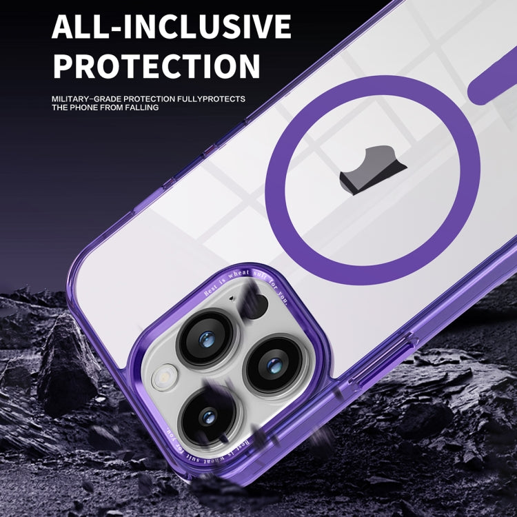 Ice Color Magnetic Series TPU Hybrid Acrylic Magsafe Phone Case, For iPhone 15, For iPhone 14, For iPhone 14 Pro