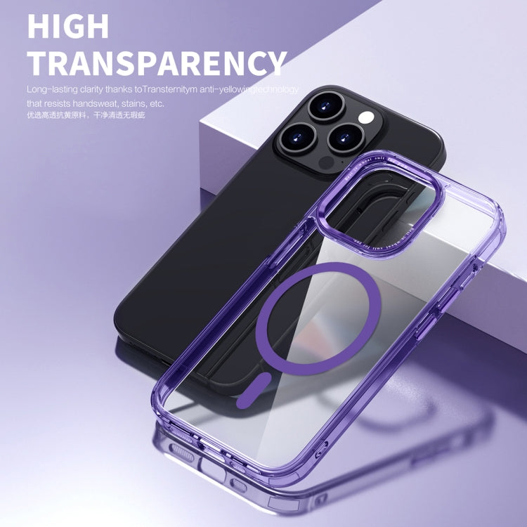 Ice Color Magnetic Series TPU Hybrid Acrylic Magsafe Phone Case, For iPhone 14 Pro Max, For iPhone 13 Pro Max, For iPhone 13 Pro