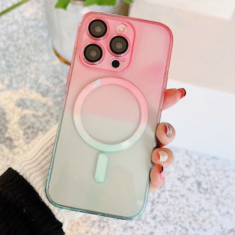 MagSafe Magnetic TPU + Acrylic Gradient Color Phone Case, For iPhone 11 Pro