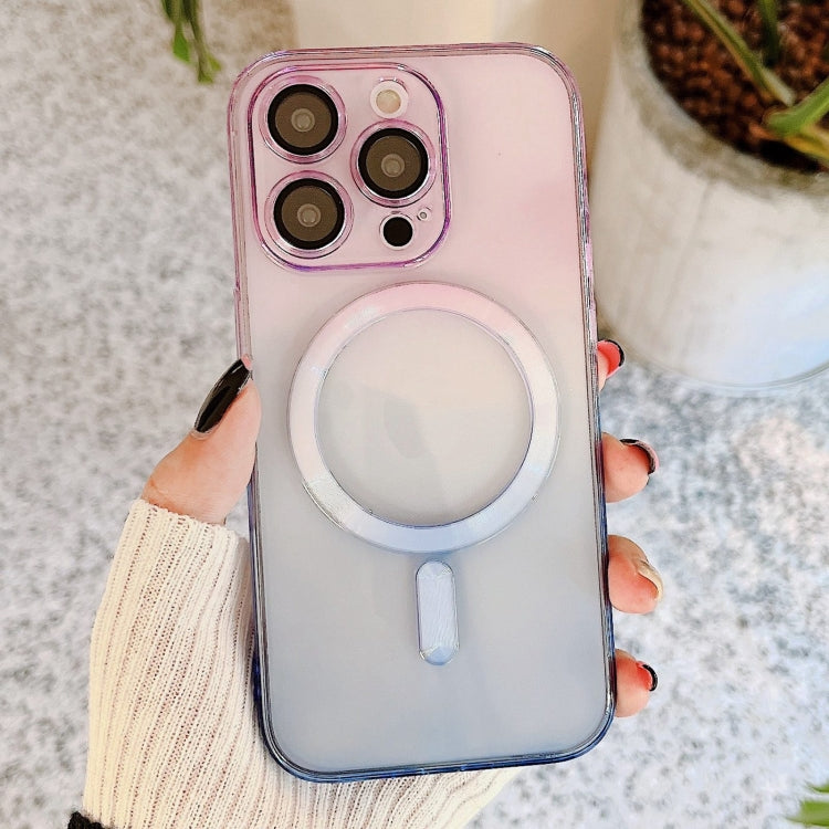 MagSafe Magnetic TPU + Acrylic Gradient Color Phone Case, For iPhone 11 Pro
