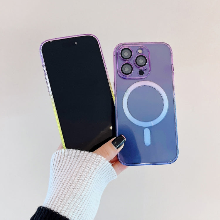 MagSafe Magnetic TPU + Acrylic Gradient Color Phone Case, For iPhone 11 Pro